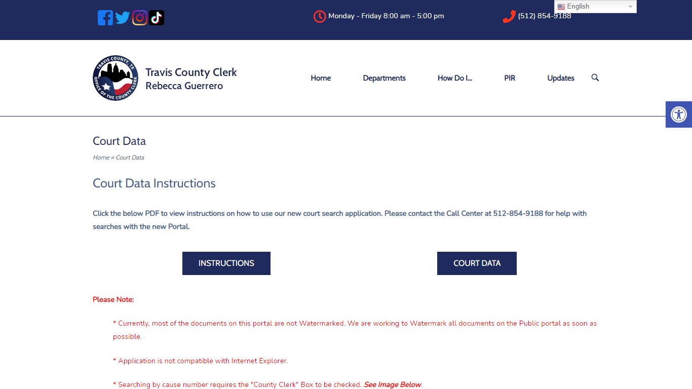 Court Data - Travis County Clerk